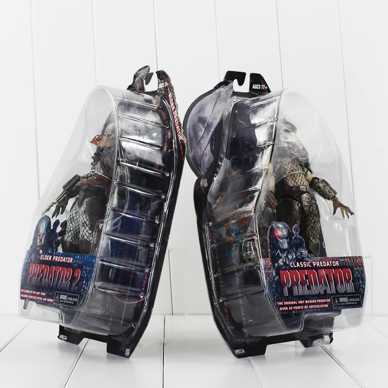 2 шт./лот NECA Predator Классическая фигурка старшего хищника игрушки Alien модель фигурки