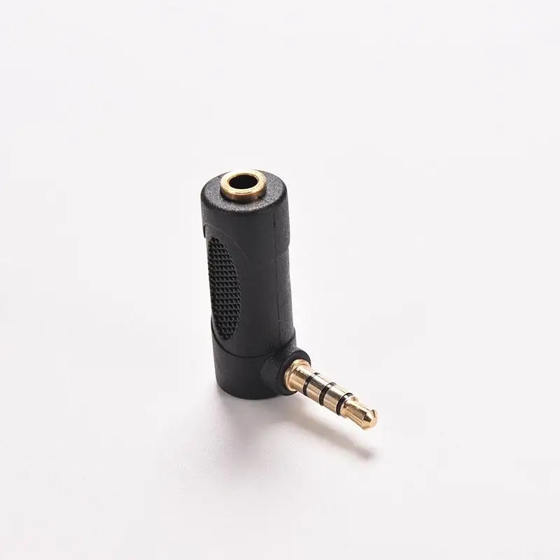 1 шт. 4 полюсный адаптер для наушников 1/8 дюйма 3 5 мм 90 градусов|3.5mm degree|3.5mm 90aux headphones |