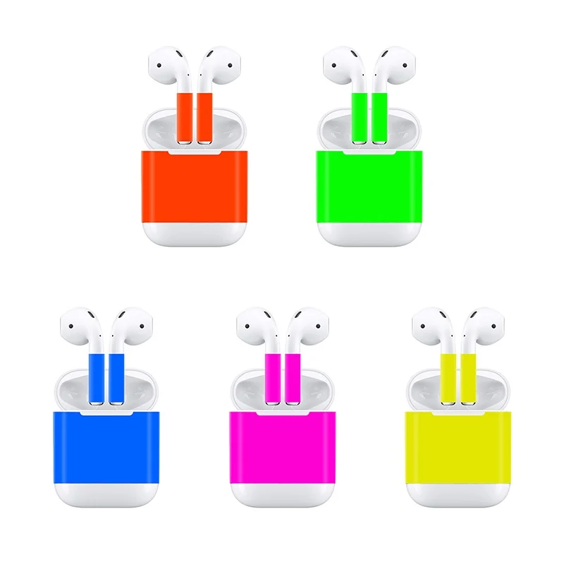 Съемный новый стикер кожи наклейка защитная крышка обертывания для Apple Airpods