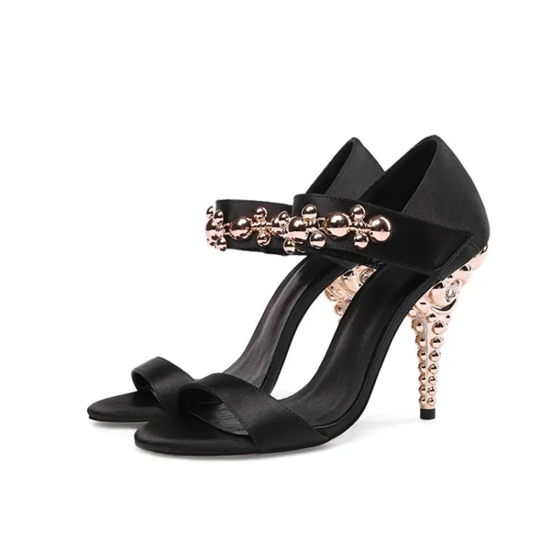 Stylesowner/Новое поступление Летние пикантные женские босоножки на высоком каблуке