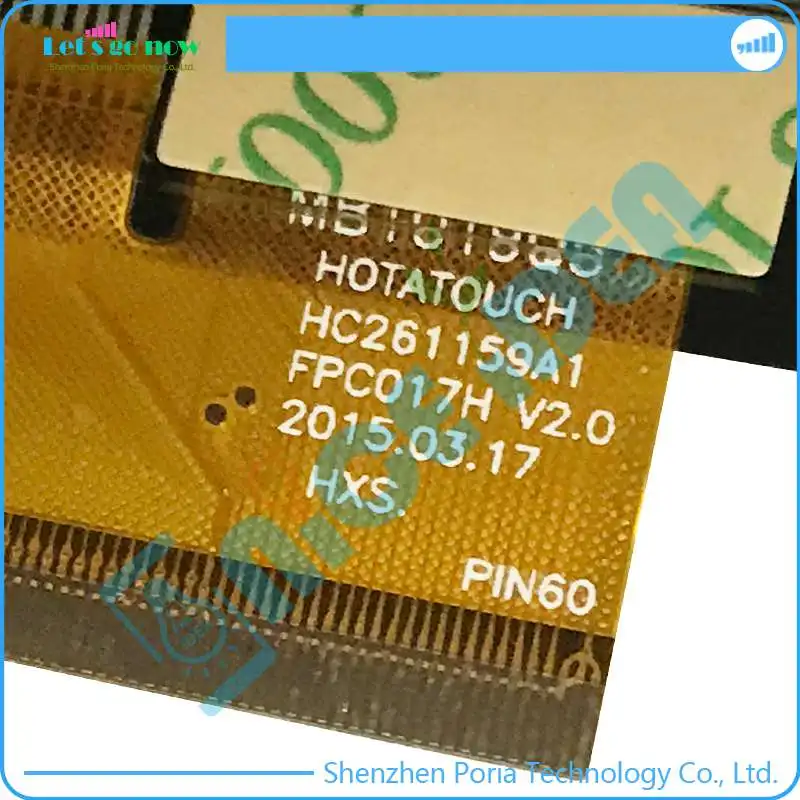 100% новый 10 1 дюймовый сенсорный экран дигитайзер для HOTATOUCH HC261159A1 FPCO17H V2.0 Черная