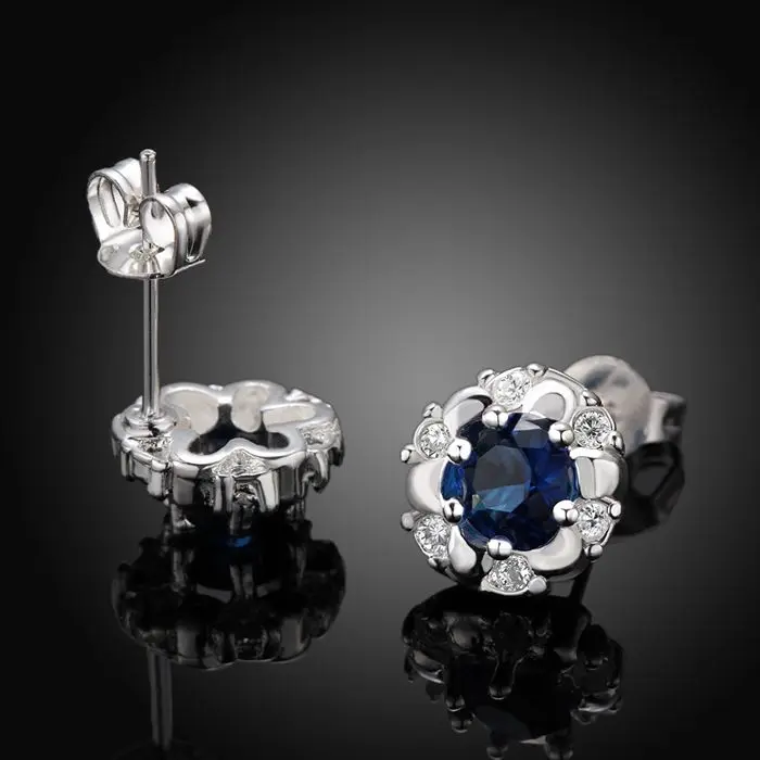 Бесплатная доставка! Оптовая продажа ювелирных изделий 925 серебряные серьги