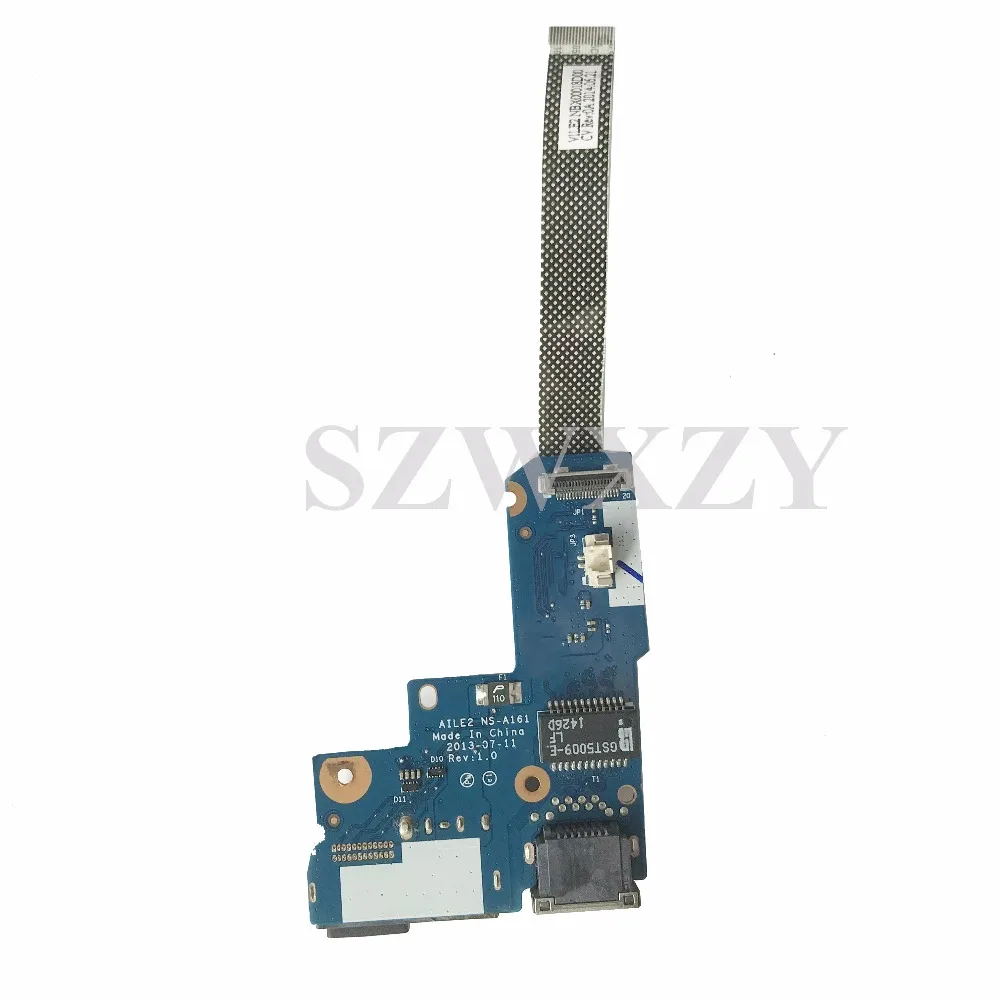 Для Lenovo Thinkpad E540 DC Power In Jack Port LAN плата кабеля NS A161 DC02C003D00|Компьютерные кабели и