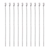 pandahall 100pc 304 stainless steel ball chain necklace makings diy jewelry accessories finding wholesale size23 660cmx2 4mm