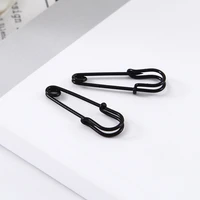 novelty new cute girls vintage punk safety pins drop earring for women men hip hop pins dangle earings jewelry party gift