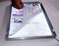 Super Slim Aluminum LED LightboxBacklit Display a1 Size Phote Frame 8pcslot Free Shipping