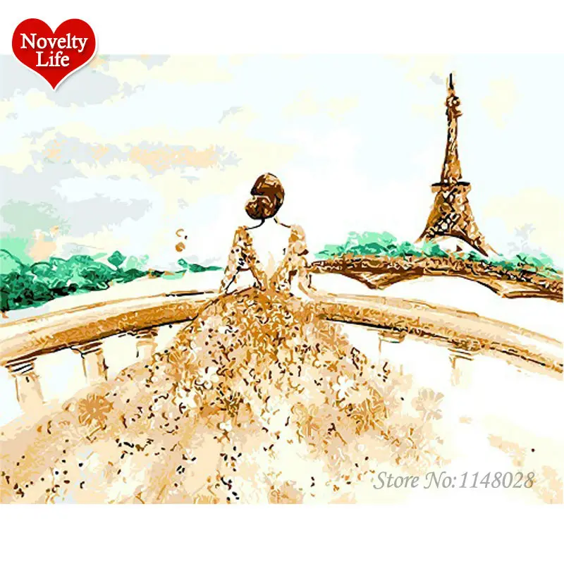 Картина маслом по номерам на холсте с рамкой|oil painting with frame|oil paintingpainting frame |