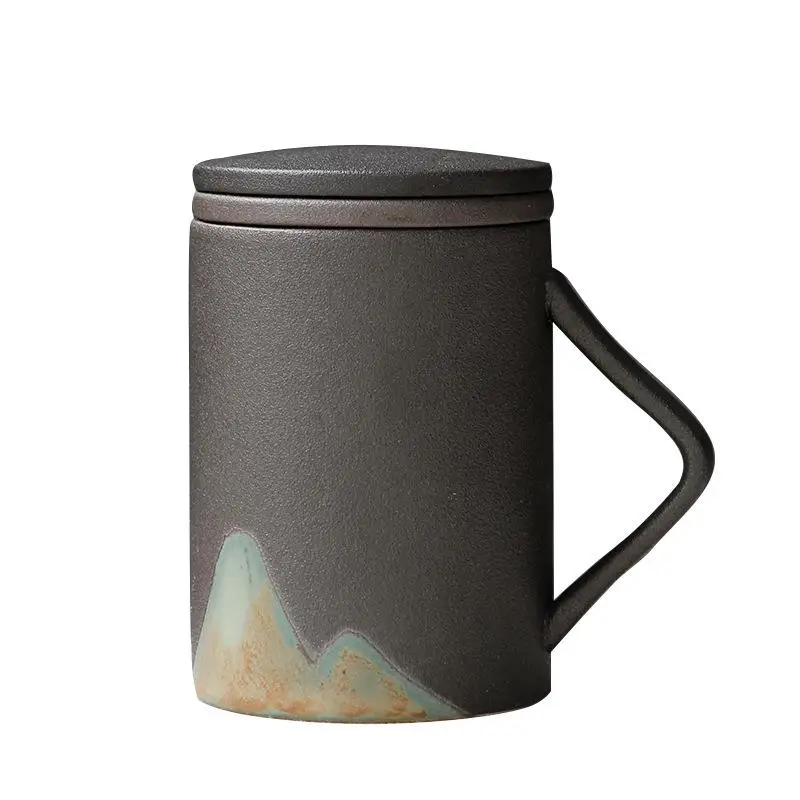 Креативный керамический чайный горшок кунг-фу ручной работы, повседневный чайный горшок, чайная чашка Gaiwan, для дома, офиса, чайная церемония, портативный чайный набор, посуда для напитков