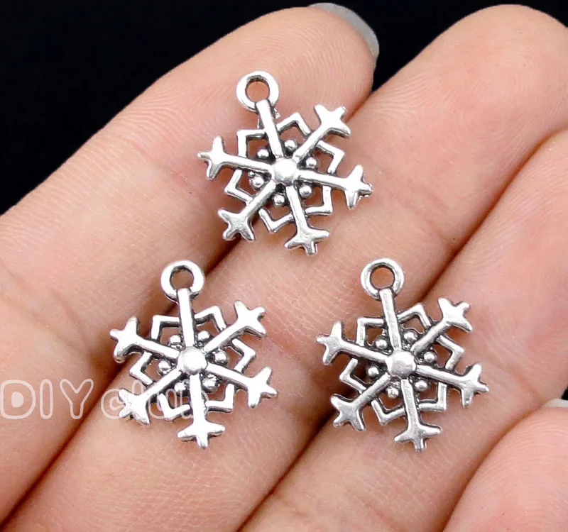 80pcs-античная Серебряная фотоподвеска с 2 сторон 18x15 мм | Украшения и аксессуары