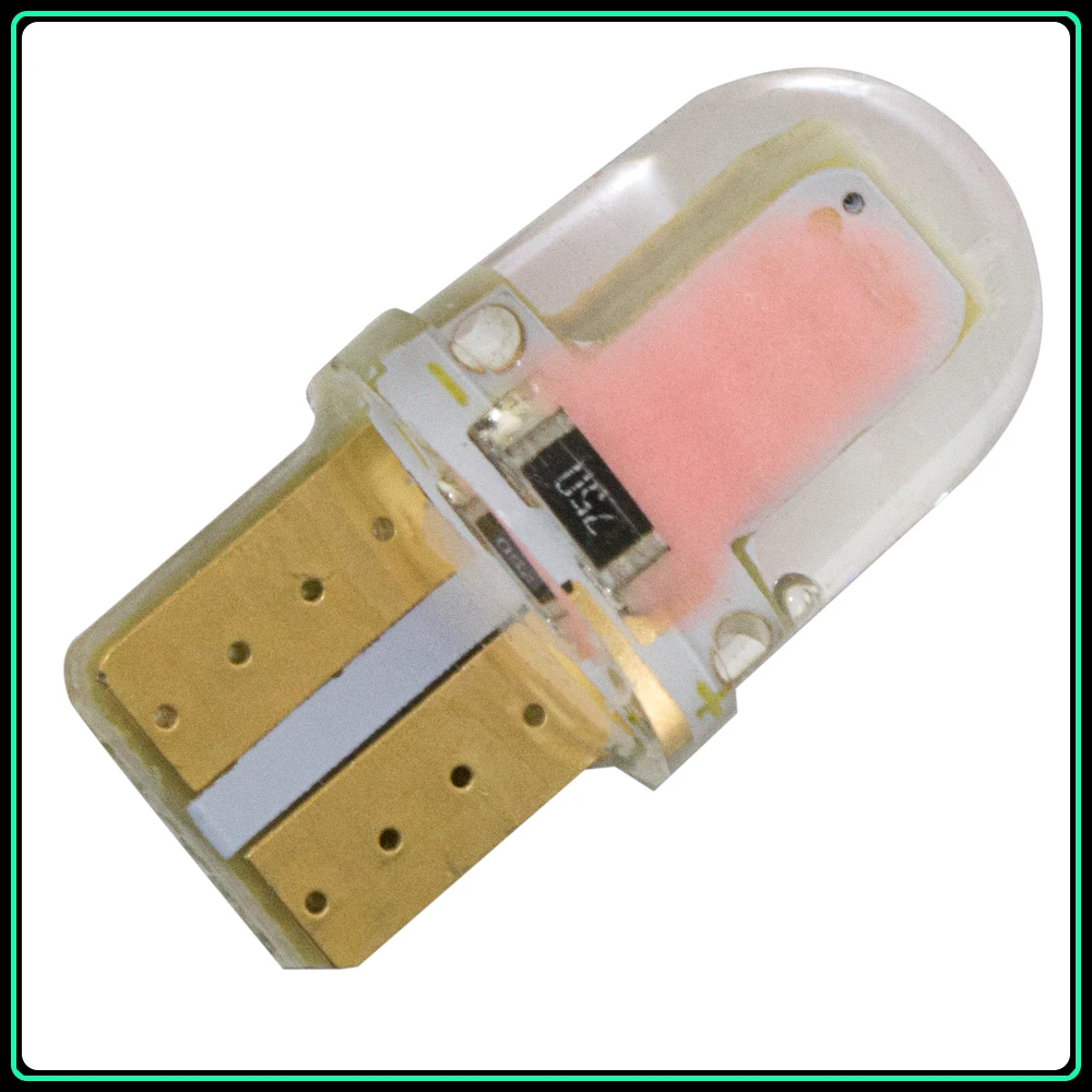 Carsty Новый 194 168 W5W T10 светодиодный 8 SMD COB 1W силиконовый Автомобильный фонарь для