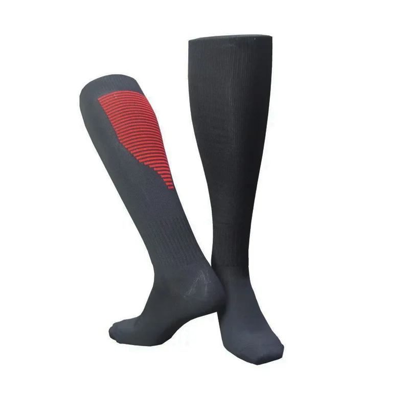 2018 черные красные оранжевые мужские длинные тонкие чулки спортивные носки для