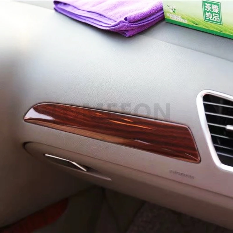 TOMEFON для Audi A4L A4 L 2009- ABS пластик деревянная краска внутренние детали оконный переключатель ручка Отделка Передняя передача Шиф панель Крышка