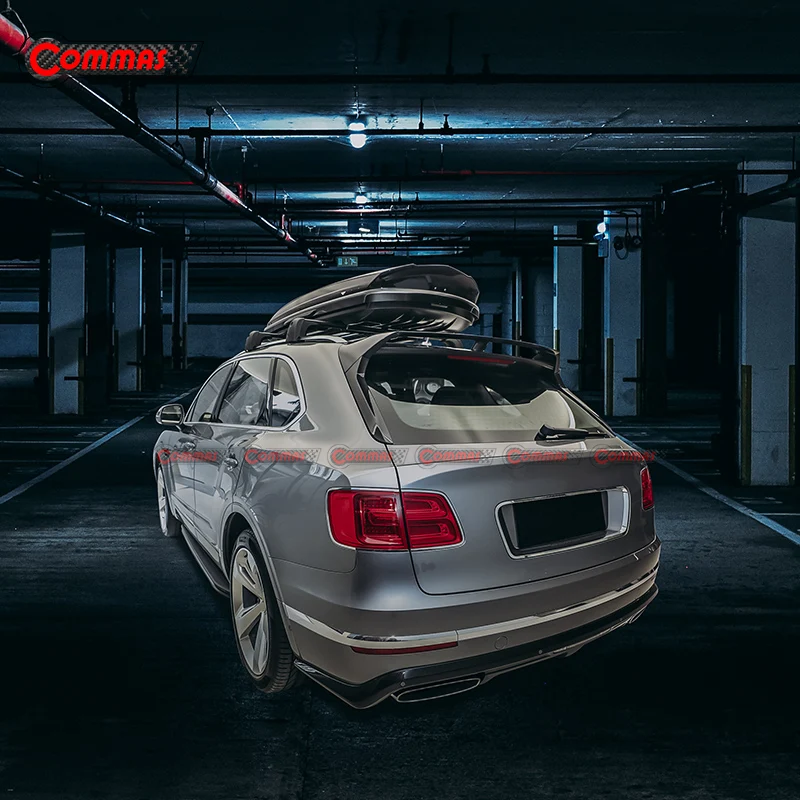 COMMAS углеродное волокно передний бампер губы подходит для- Bentayga W12 передний губы диффузоры