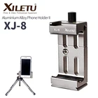 Держатель XILETU XJ-8, кронштейн для головки штатива для телефона, фонарика, микрофона с спиртовым уровнем и креплением холодного башмака