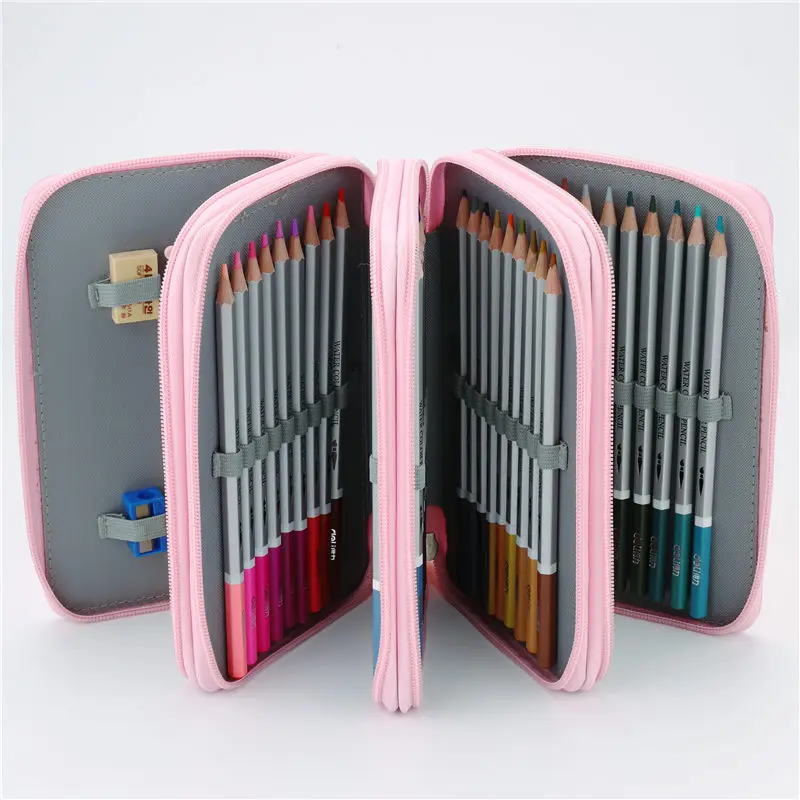 Тканевый чехол для карандашей 3/4 слоев 04856|pencil box school|canvas pencil casepencil case |