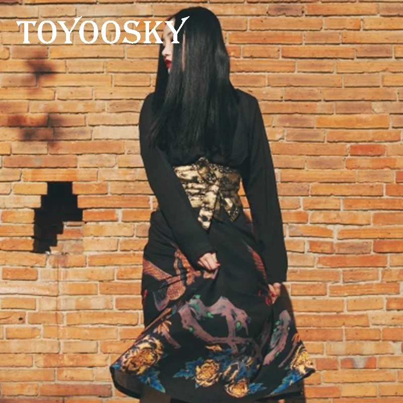 Женский широкий ремень кимоно TOYOOSKY Роскошный дизайнерский в японском стиле