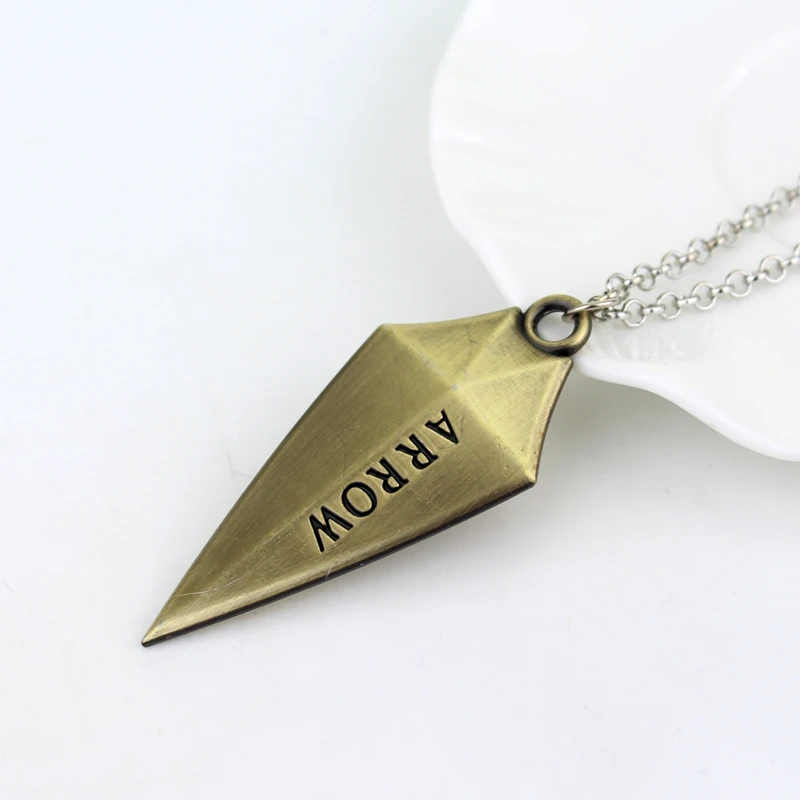 Ожерелье с кулоном в виде стрелы для мужчин и женщин подвеска со стрелой колье|arrow