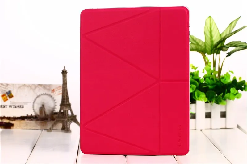 Rose red Чехол для iPad Pro, 11 дюймов, новинка, складной, оригинальное, деформационное, с подставкой, iPadpro, смарт-чехол, авто, спящий, пробуждение, роскошная коробка Onjess - Цвет: Rose red