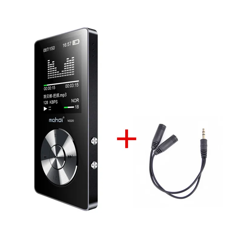 HIFI без потерь MP3 музыкальный плеер 8 Гб рекордер FM видео электронная книга часы Спорт TF расширение до 128G 1,8 дюймов TFT бесплатно 3,5 мм аудио кабель