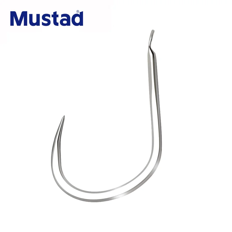 

5packs /lot Mustad 13004 Fishing Hooks Non-Barb Hook Anzol Angling Sea Medium Big Fish Carp Catfish Freshwater Fishhook Peche