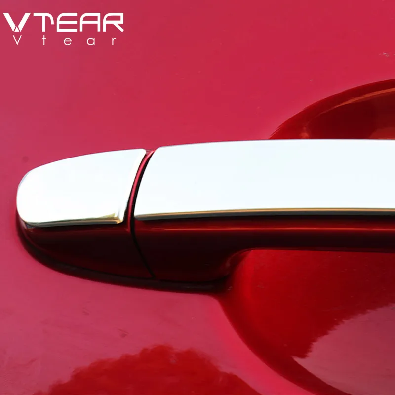 Vtear для мазда Mazda 3 Axela 2017 2018 2019 хэтчбек седан Наружная ручка двери автомобиля