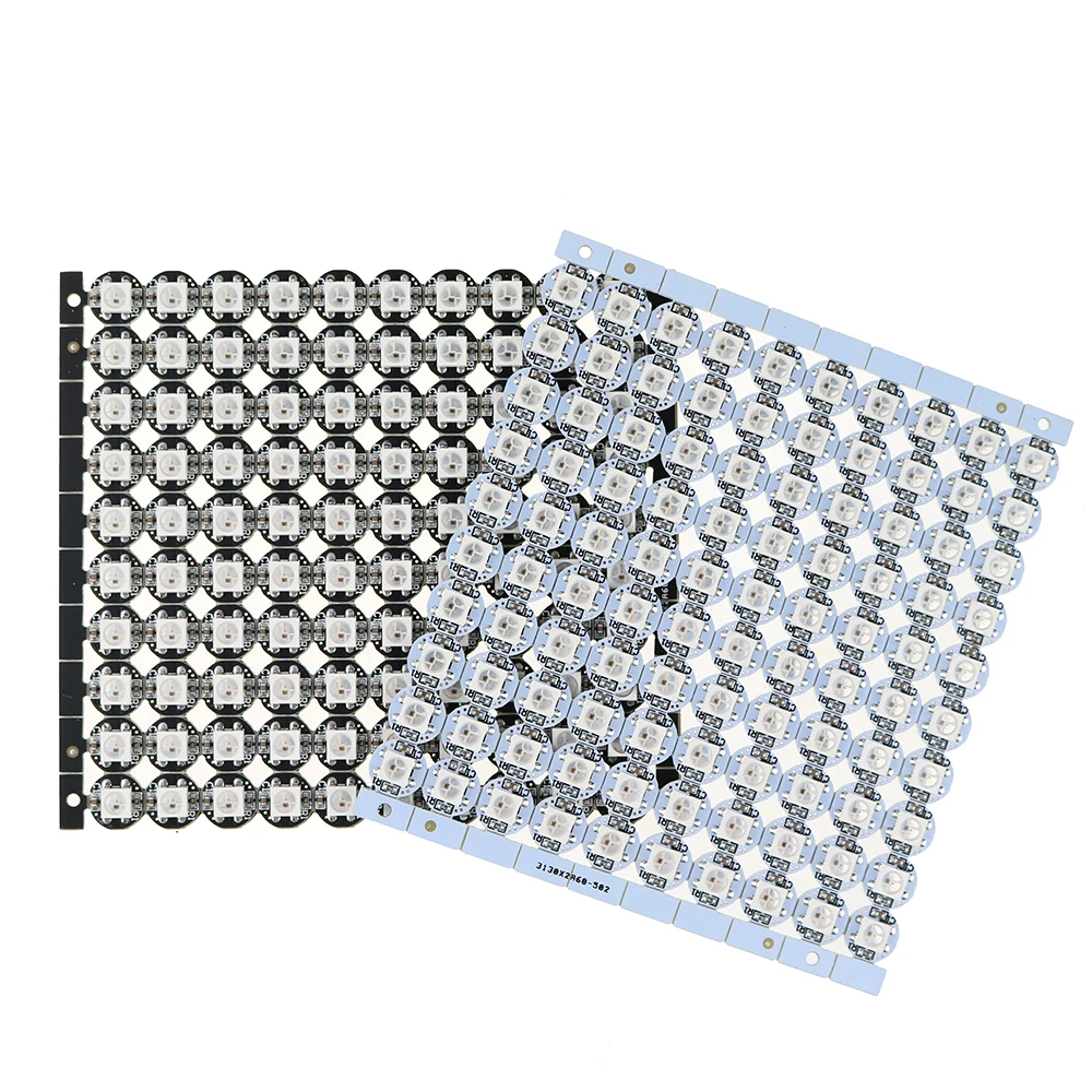 WS2812B 10~1000pcs 4-Pin WS2812 LED Pixel Heatsink 5V 5050 RGB WS2811 IC Built-in Individually Addressable Digital | Лампы и освещение