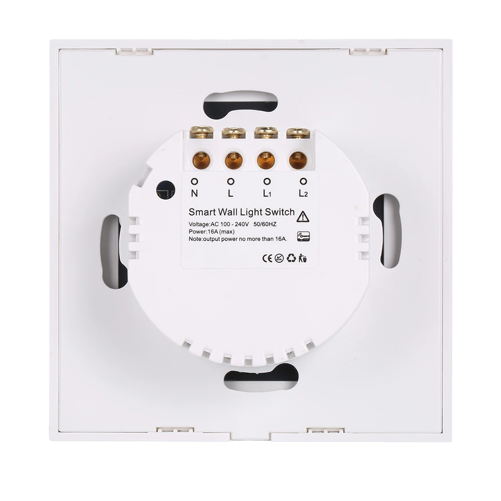 2 шт. настенный светильник COOLCAM NAS SC01Z Z wave Plus переключатель 2CH Gang домашняя
