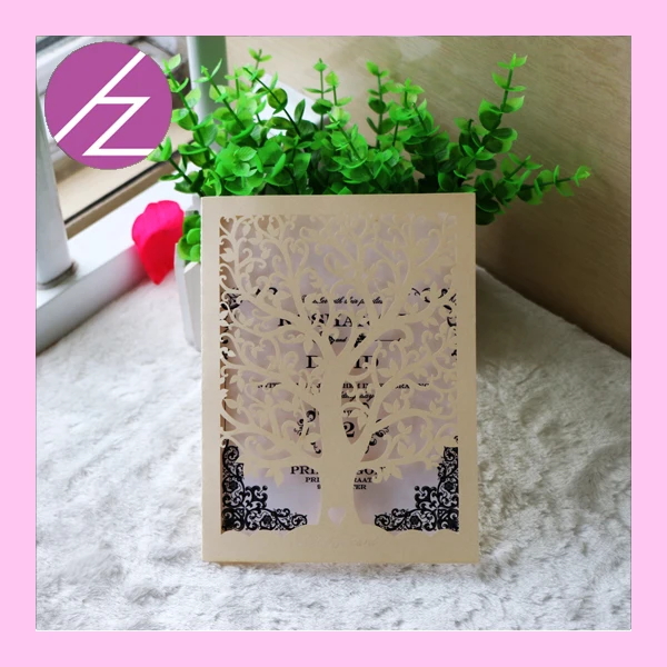 12 шт./лот Свадебные украшения сувениры полное дерево свадебные пригласительные