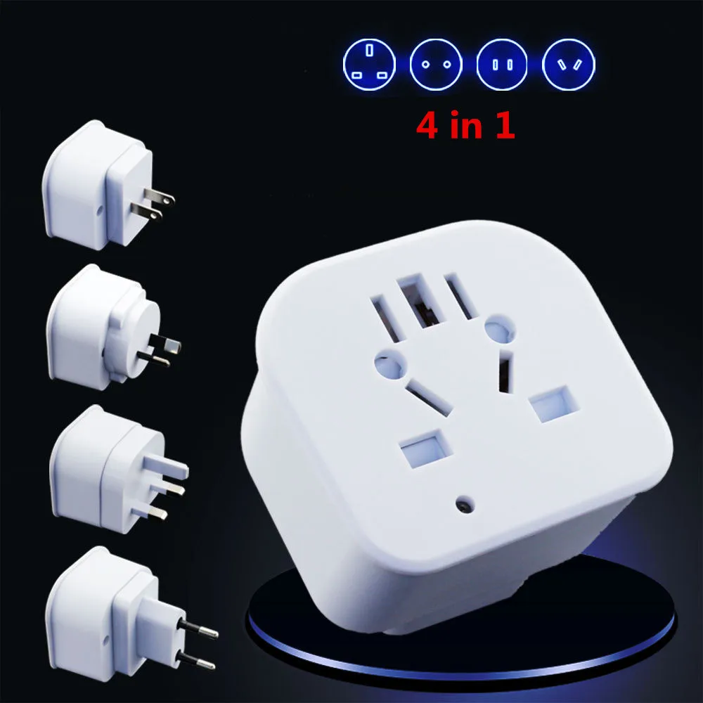 4in1 Assemble Universal socket converter US EU AU UK Travel plug converter.1 Conversion to 4r.Assembled global | Обустройство дома