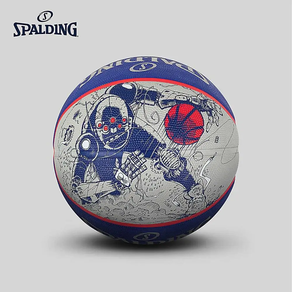 Spalding робот эскиз открытый баскетбольный резиновый № 7 стандартный матч мяч 83-677y Baloncesto Баскетбол