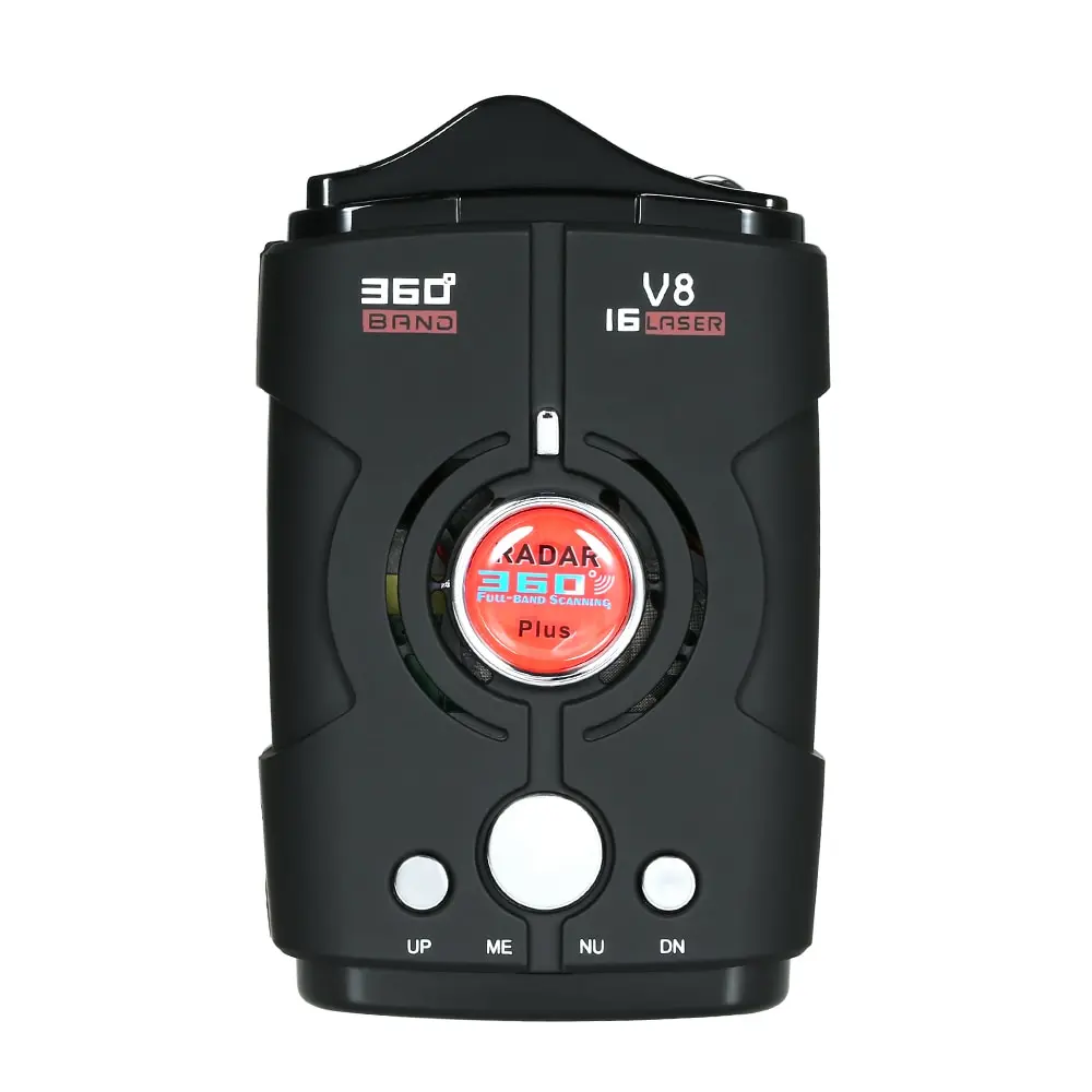 360 градусов Автомобильный радар-детектор 16 полос светодиодный дисплей