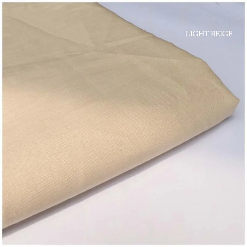 light beige Рами белая темно-зеленая темно-синяя коричневая верблюжья черная винная красная серая тонкая ткань для летней одежды рубашка платье ручная работа - Цвет: light beige