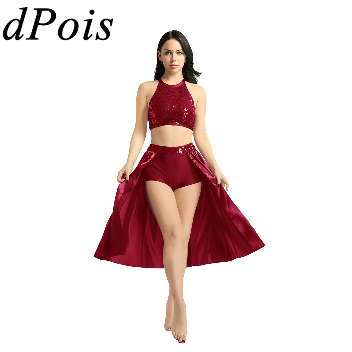 Женское балетное платье балерины сценические костюмы гимнастические трико