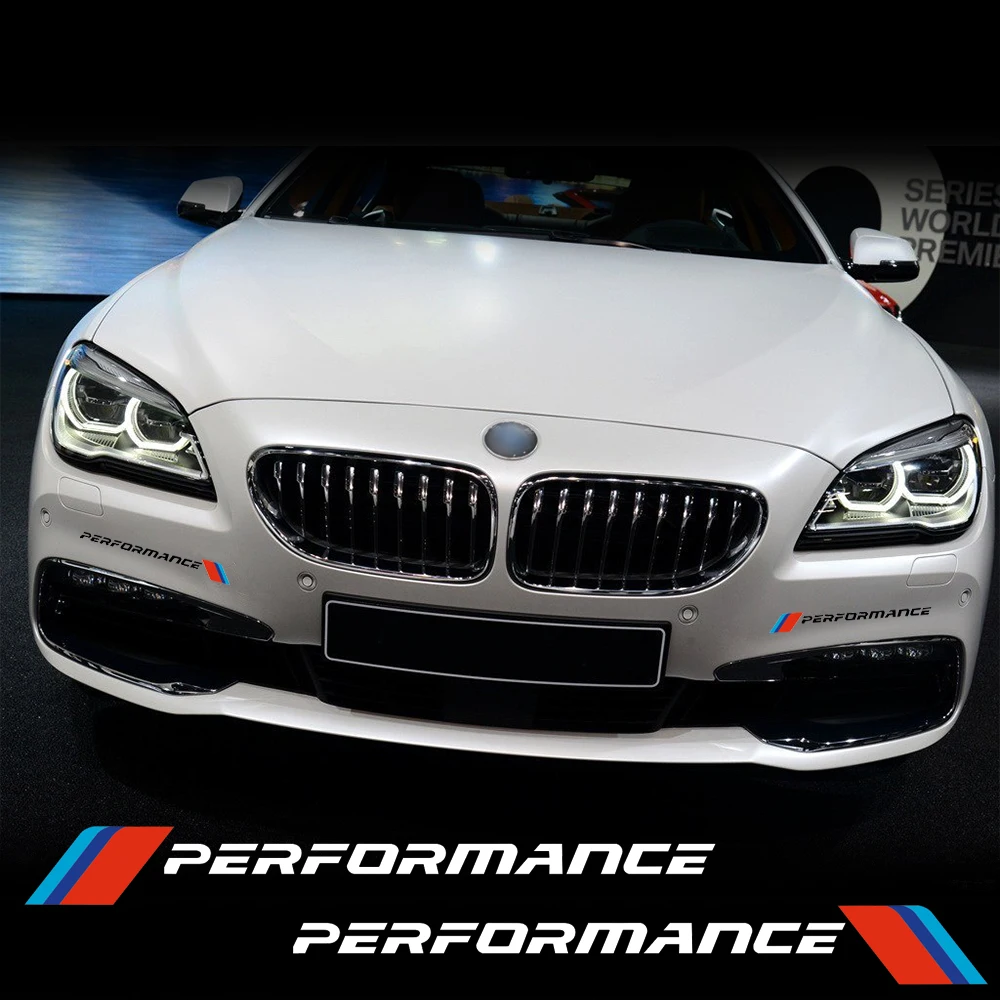 Наклейка на передний бампер автомобиля наклейка s Sport Performance для BMW E90 F30 F10 F20 E46 E36 E60