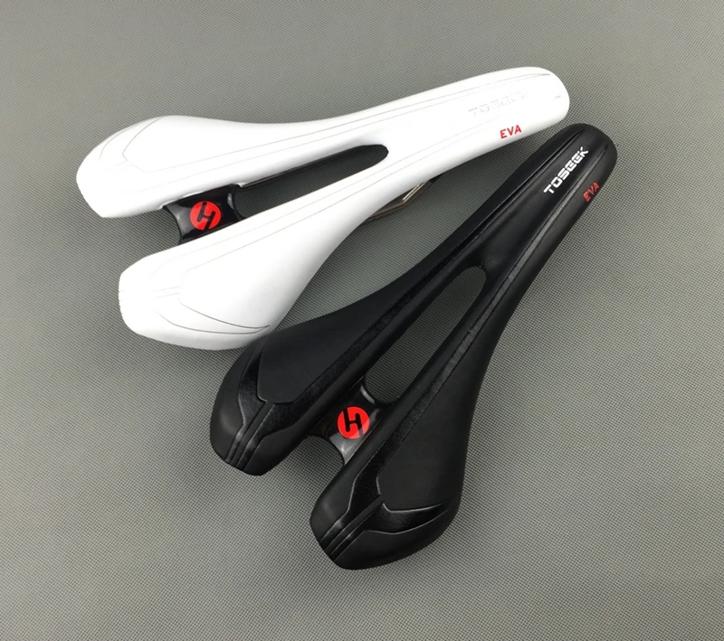 

New design road saddle mountain bike bicycle saddle bike seat boby geometry with PU leather EVA and titanium round bow