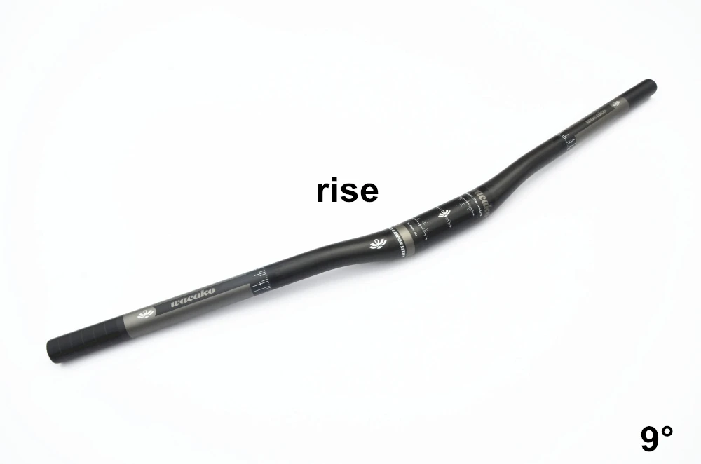 Купить Wacako Топ руль из углеродного волокна Плоский Руль Горный Руль 31,8*600/620/640/660/680/700/720 мм