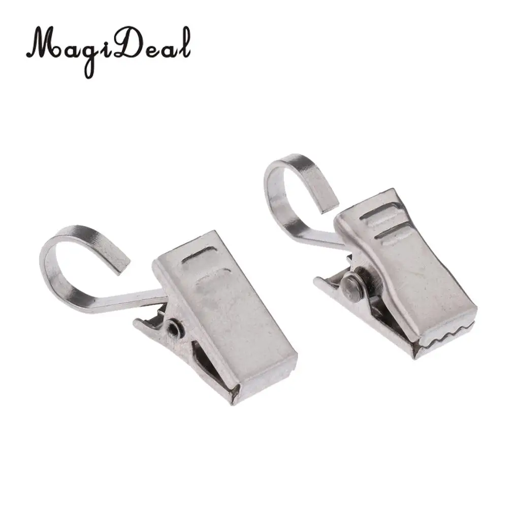 10 шт сверхмощные занавес зажимы с крюком римское кольцо зажим пружинная Зажимная