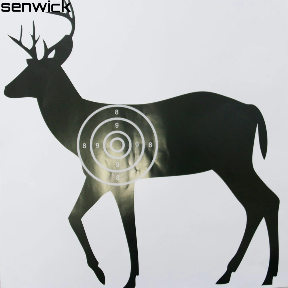 5pcs/lot Archery Hunting elk Eindeer Paper Target 40cm Interesting Animal Single Spot Vegas Bow Accessory | Спорт и развлечения