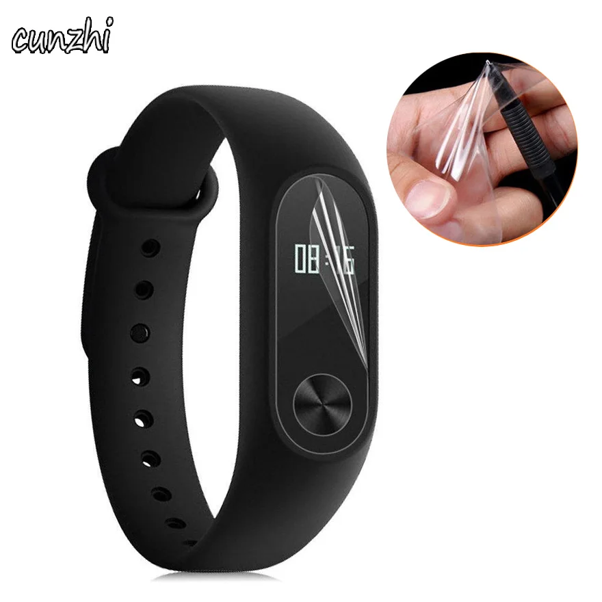 Защитная пленка из мягкого ТПУ с защитой от царапин для Xiaomi mi Band 2/mi band 2, умный Браслет, защита на весь экран