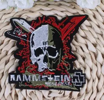 Prajna Grim Reaper панк череп железо на заплатках для одежды вышивка байкерские нашивки