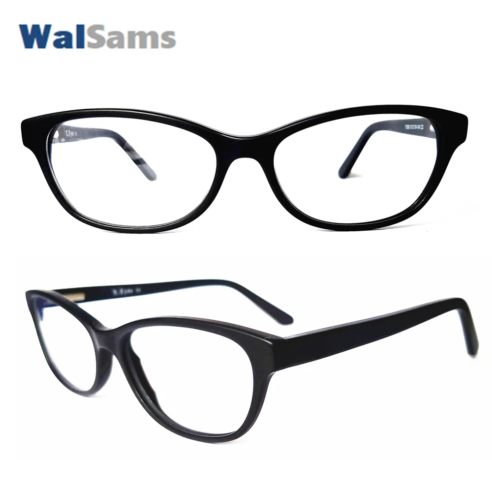 Женские овальные очки ацетатная оптическая оправа w. Пружинный нерецептурный