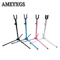 recurve bow stand holder foldable aluminum bracket rack hanger stands recurve bow longbow hunting shooting archery accessories