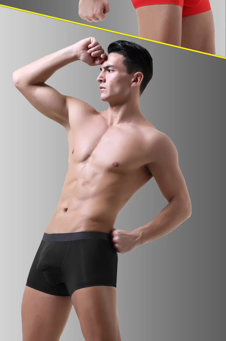 Сексуальный для Гея мужские боксеры нижнее бельё Homme Для мужчин шорты-боксеры боксеры Для мужчин модал Cueca Masulina мужские трусы с u-образной выпуклостью спереди, Размеры L-XXXL