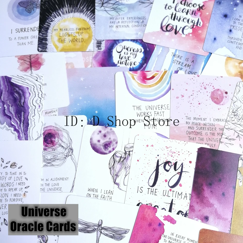 Вселенная Oracle Cards 52 шт английская карточная игра для чтения настольные игры вечерние карточные игры