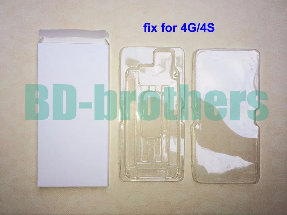 Wihte бумажная коробка с ПВХ блистерные лотки Salver для iPhone 4G/4S ЖК экран дигитайзер
