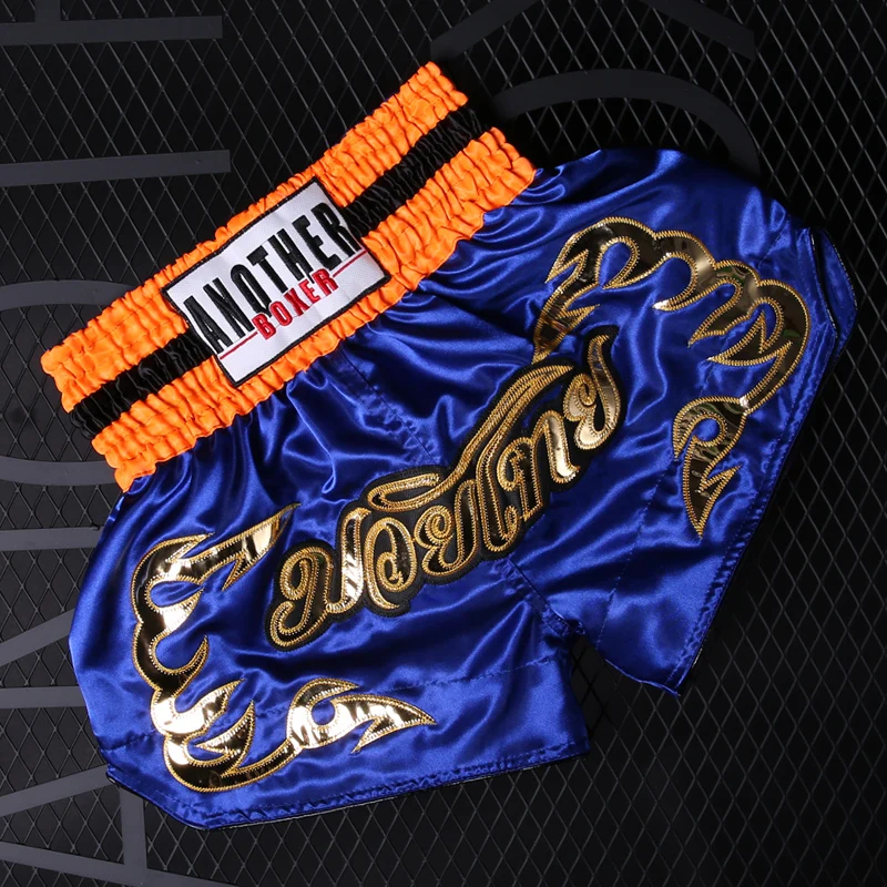Шорты детские для бокса в стиле муай тай боевые спортивные штаны mma тренировок