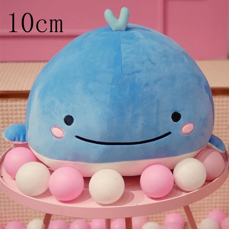 

Soft Toys 28/44CM Kawaii Blue Whale Plush Toys Cute Marine Animal Office Nap Pillow Soft Toys Children Holiday Gifts Stuffing