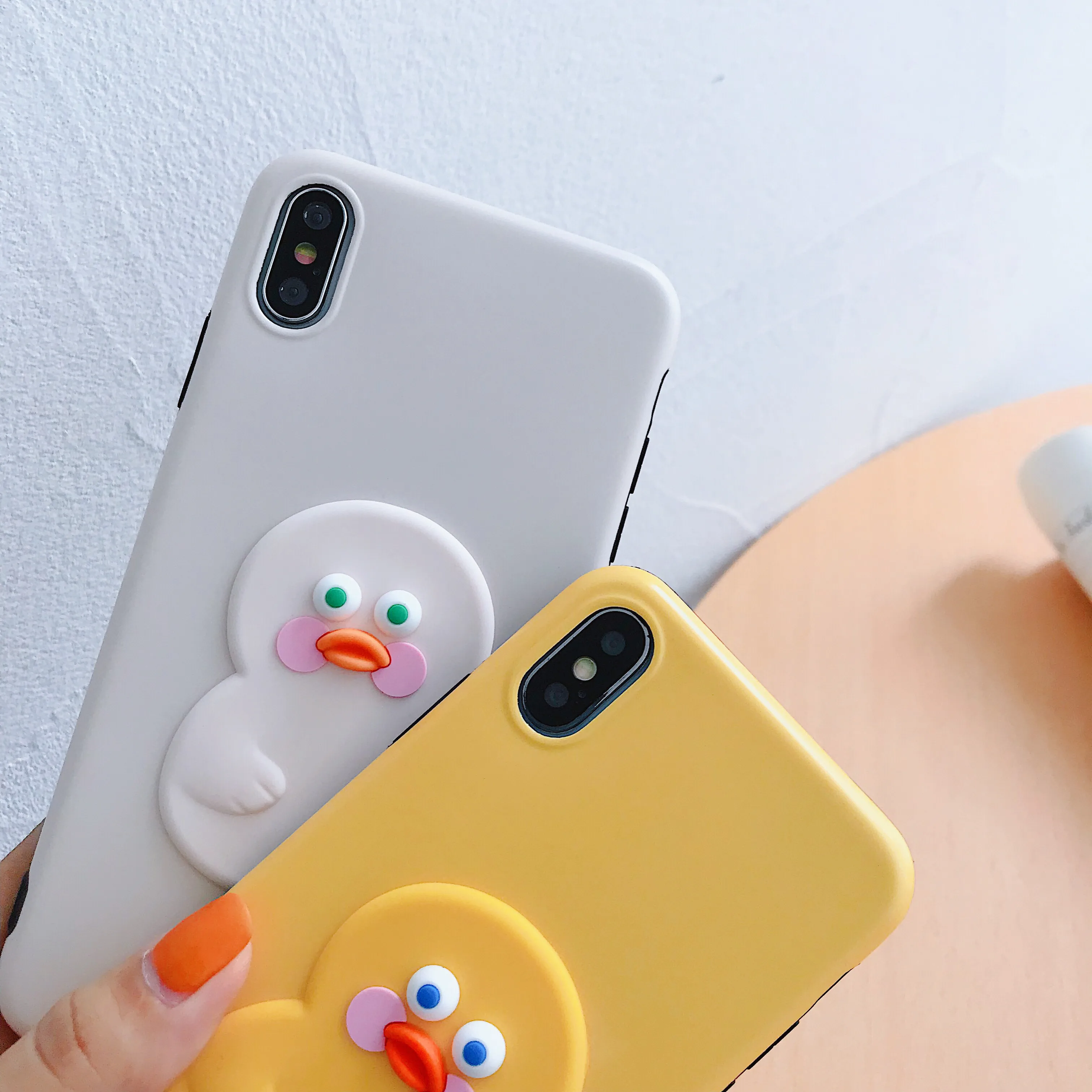 PEIPENG 3D Забавный силиконовый чехол для телефона с изображением утки из