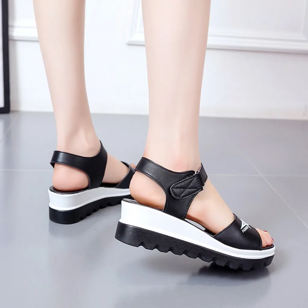 Новинка 2019 года сезон весна-лето женские летние повседневные Босоножки с