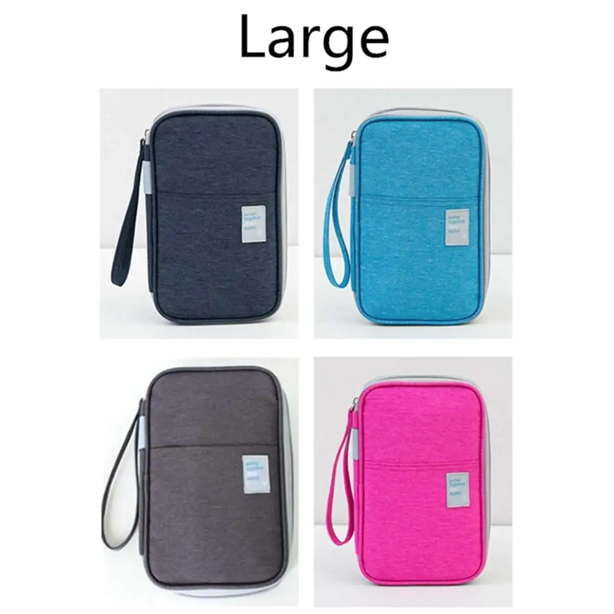 RFID Blocking Passport Holder Waterproof Travel Wallet Credit Card Wallets Organizer Travel Accessories Document Bag Cardholder